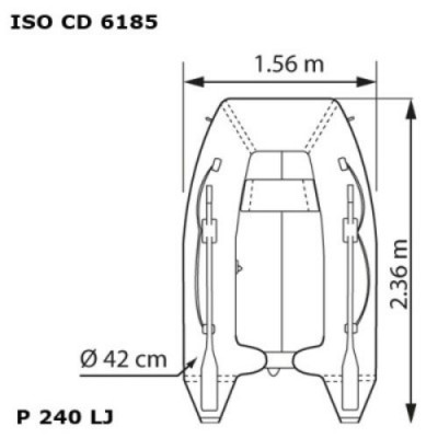 Annexe Plastimo Horizon 2026 - Plancher Gonflable - Modèle P240LJ