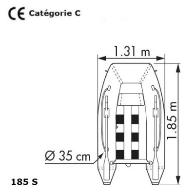Annexe Plastimo Horizon 2026 - Plancher à lattes - Modèle 185 S