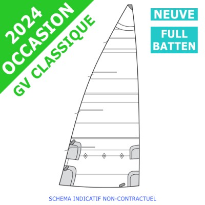 Grand voile occasion Dufour 382 GL, guindant 13m22