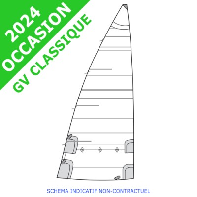 Grand voile occasion Sun Odyssey 45.2, guindant 16m20