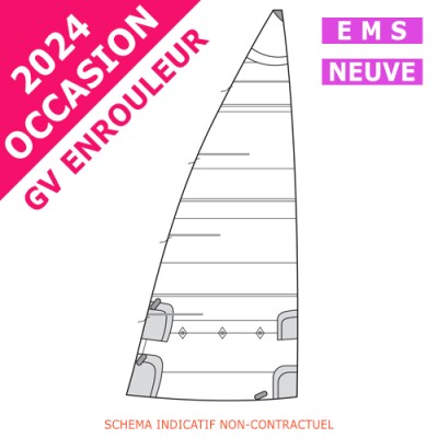 Grand voile occasion Harmony 47, guindant 16m30