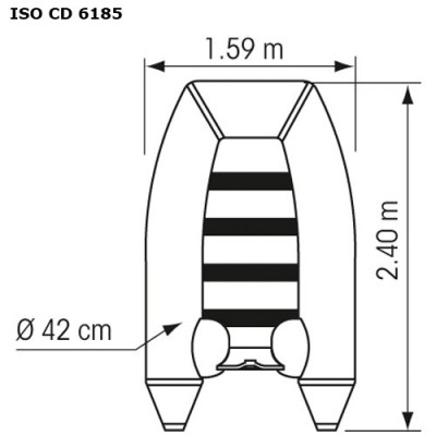 Annexe Plastimo Fish 240 2026 - Plan