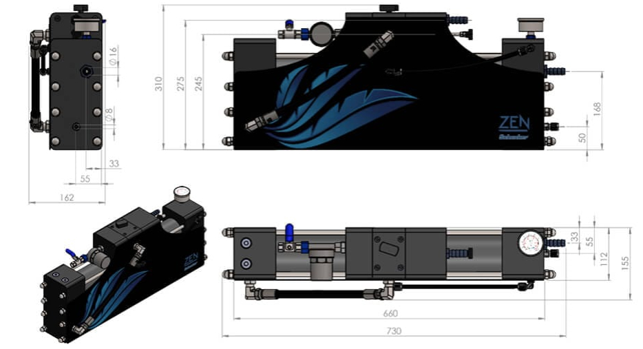 Dessalinisateur Schenker ZEN 30 - Dimensions