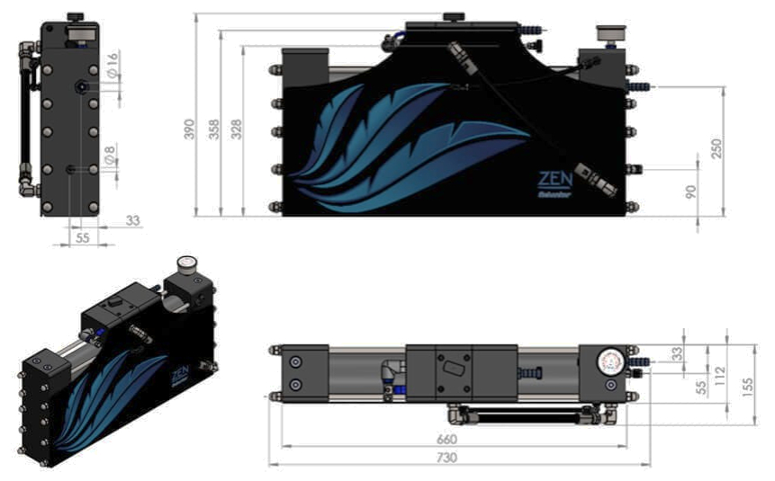 Dessalinisateur Schenker ZEN 50 - Dimensions